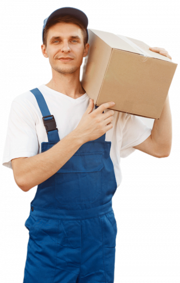 deliveryman-in-uniform-holds-carton-box-at-the-car-ZFTZSH2.png